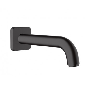 Washbasin faucet Hansgrohe Vernis Shape single lever, with spout 20,7 cm, wall mounted, concealed - black mat