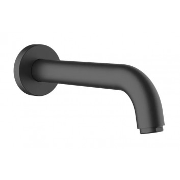 Washbasin faucet Hansgrohe Vernis Shape single lever, with spout 20,7 cm, wall mounted, concealed - black mat