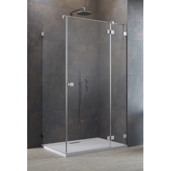 Door wnękowe Radaway Essenza 8 DWJ, right 110 cm, height 200 cm, glass transparent 8 mm, profil chrome