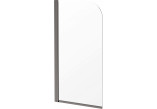 Shower enclosure Deante Prozma walk-in 80x195 cm - glass transparent, profil brushed steel