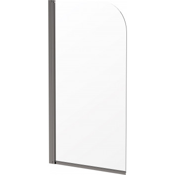 Shower enclosure Deante Prozma walk-in 80x195 cm - glass transparent, profil brushed steel