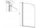 Shower enclosure Deante Prozma walk-in 80x195 cm - glass transparent, profil brushed steel