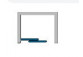 Shower enclosure Deante Prozma walk-in 110x195 cm - glass transparent, profil black mat