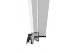 Shower cabin Deante Square square 90x90 cm - glass transparent, profil brushed bronze