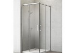 Shower cabin glass transparent chrome 90x80cm Radaway Idea KDD- sanitbuy.pl