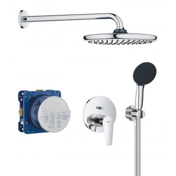 Shower set concealed Grohe Precision SmartControl with head shower Vitalio Joy 260 - chrome