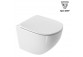 Wall-hung wc WC Excellent Joker, 47x36mm, bezrantowa, soft-close WC seat, white