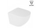 Wall-hung wc WC Excellent Joker, 47x36mm, bezrantowa, soft-close WC seat, white