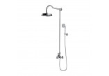 Shower system wall mounted, Omnires Armance - Brushed brass