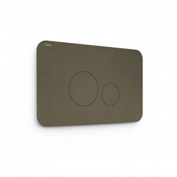 Flush button podwójnego spłukiwania Tres WC System do stelaża - grafit
