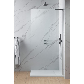 Parawan nawannowy Radaway Modo SL Black PNJ II 70 prawy, glass transparent, profil black