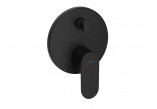 Bath tap Hansgrohe Rebris S single lever, concealed do iBox universal - black mat