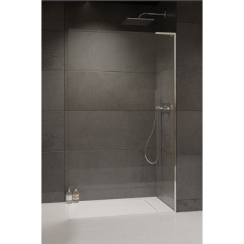 Parawan nawannowy Radaway Modo SL Black PNJ II 70 prawy, glass transparent, profil black