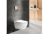 Set wiszącej miski wc Geberit Acanto, ukryte mocowania, z techniką spłukiwania TurboFlush, with seat toilet wolnoopadającą - white