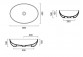 Countertop washbasin Catalano Sfera round 42 cm, without tap hole, without overflow - white shine