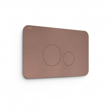 Flush button podwójnego spłukiwania Tres WC System do stelaża - grafit