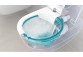 Bowl WC hanging Geberit iCon 53x36 cm, bez kołnierza, spłukiwanie wirowe with soft-close WC seat - white