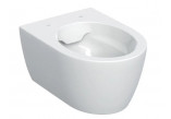 Geberit iCon 49 x 35,5 cm - toaleta wall mounted, bez kołnierza, white shine, KeraTect