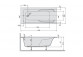 Bathtub Sanplast WP/FREE 70x120+ST25 rectangular