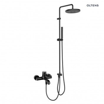 Oltens Molle mixer bath-shower concealed 4 hole - black mat 