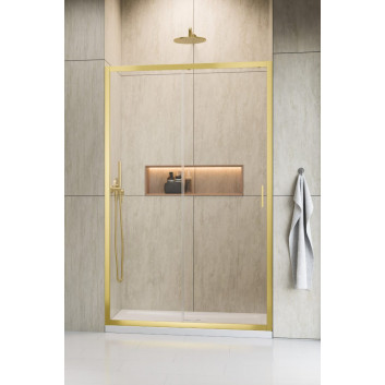 Door shower 120cm, Radaway Alienta DWJ, glass transparent, profil chrome