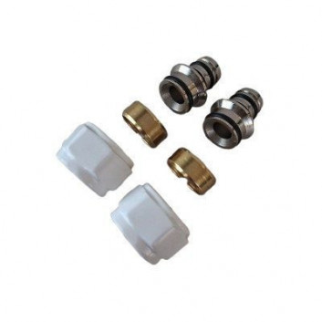 Set zaworów Imers Integra thermostatic osiowych kątowych, prawy - old brass