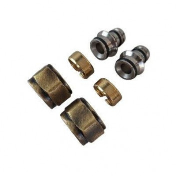 Złączka Imers pex Retro (set 2 sztuk) - chrome