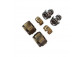 Złączka Imers pex Retro (set 2 sztuk) - chrome