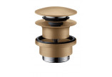 Set drain Push-Open do umywalek i bidetów Hansgrohe, black brushed chromee