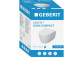 Bowl WC hanging Geberit iCon 53x36 cm, bez kołnierza, spłukiwanie wirowe with soft-close WC seat - white