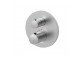 Shower set Emporia Ori, with head shower okrągłą 25 cm - gun metal