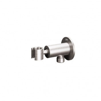 Overhead shower Emporia, round, średnica 250 mm - brushed nickel