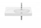 Washbasin wall mounted / vanity Roca Meridian double 120 x 46 cm, with two holes, Fineceramic - white