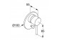 Mixer bath and shower concealed Kludi BOZZ 2-receivers, gold szczotkowane