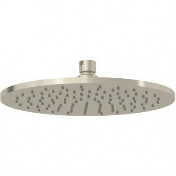 Overhead shower Kludi A-QA, 25 cm, round, black mat