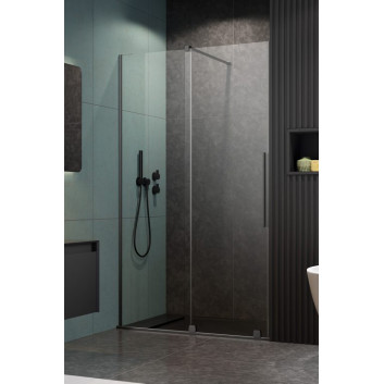 Door shower for recess installation Radaway Espera DWJ 100, left, sliding, glass transparent, 1000x2000mm, profil chrome