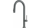 Kitchen faucet Deante Silia, with pull-out spray - titanium
