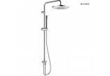 Shower set Oltens Molle do shower mixer naściennej - chrome