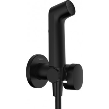 Shower head Hansgrohe Bidette 1jet S EcoSmart with mixer, uchwytem i wężem shower 125 cm - brushed bronze
