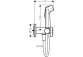 Shower head Hansgrohe Bidette 1jet S EcoSmart with mixer, uchwytem i wężem shower 125 cm - brushed bronze