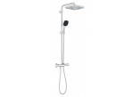 System bath-prysznicowy Grohe Tempesta System 250 Cube with thermostat for wall mounting, with head shower kwadratową 25 cm - chrome