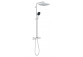 System bath-prysznicowy Grohe Tempesta System 250 Cube with thermostat for wall mounting, with head shower kwadratową 25 cm - chrome
