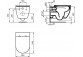 Bowl WC Ideal Standard i.life B Rimless, 54x35,5cm hanging bezrantowa white + seat Ideal Standard i.life B, with soft closing 