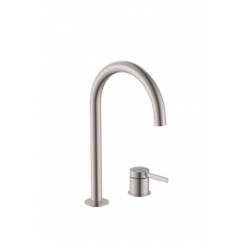 Bidet mixer Roca Ona z gładkim korpusem - inox