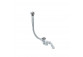 Siphon wannowy Excellent Moli, z overflow - gold szczotkowany