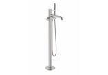 Washbasin faucet Roca Ona single lever 2-hole concealed - inox