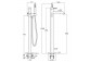 Washbasin faucet Roca Ona single lever 2-hole concealed - inox