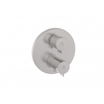Washbasin faucet Roca Ona single lever 2-hole concealed - inox
