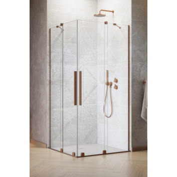 Door shower left Radaway Arta KDD B 80, 800x2000mm, folding, profil chrome