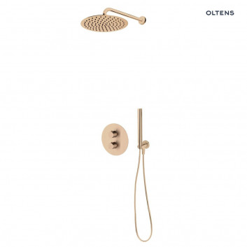 Shower set Oltens Molle do shower mixer naściennej - chrome